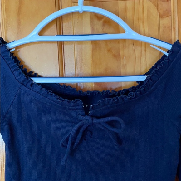 Aeropostale Off the Shoulder Long Sleeve Shirt - Picture 4 of 4